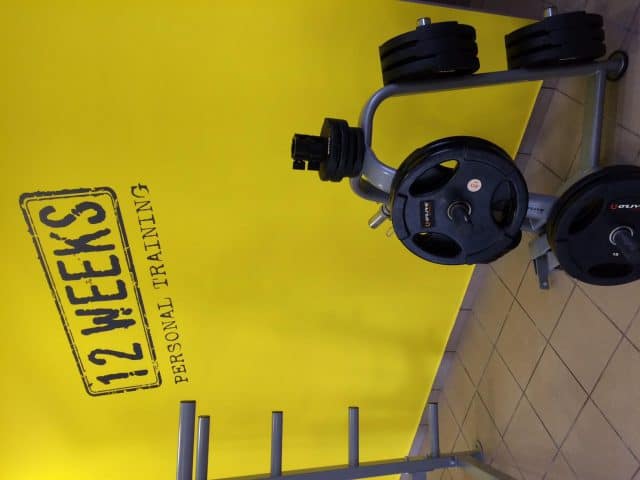 12 weeks personal training studio