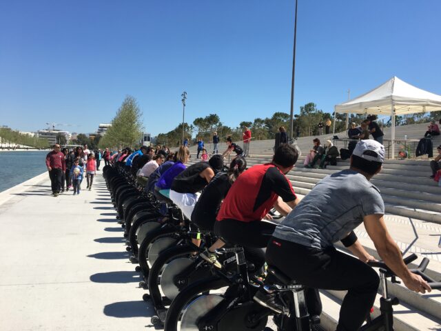 RealRyder Bike at Stavros Niarchos Foundation Cultural Center