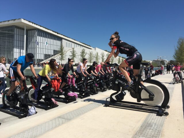RealRyder Bike at Stavros Niarchos Foundation Cultural Center
