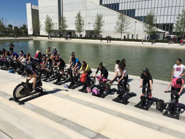 RealRyder Bike at Stavros Niarchos Foundation Cultural Center