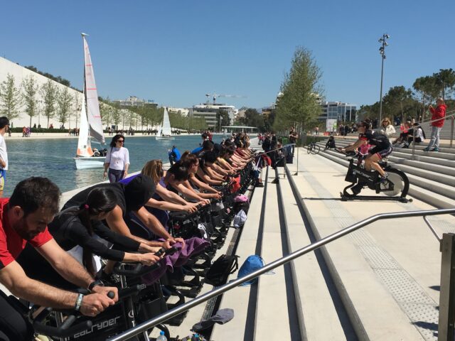 RealRyder Bike at Stavros Niarchos Foundation Cultural Center