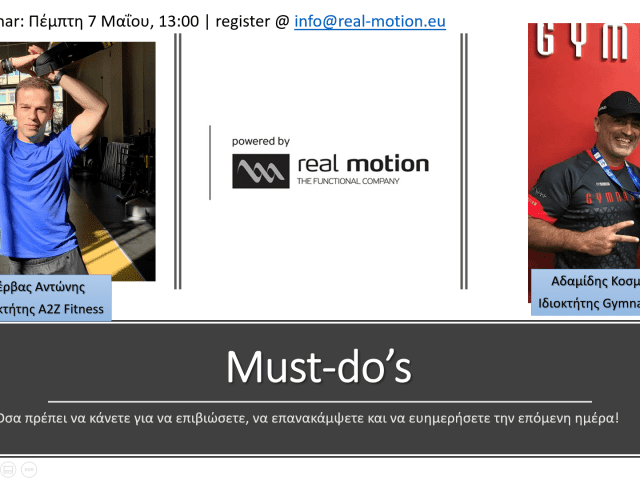 real motivation webinars | Must-do’s in the Changing Fitness Industry,
